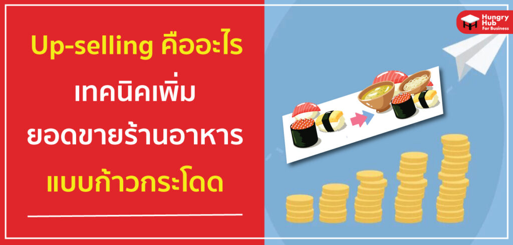 กลยุทธ์ Up-selling คือ ? เทคนิคเพิ่มยอดขายร้านอาหาร แบบก้าวกระโดด
