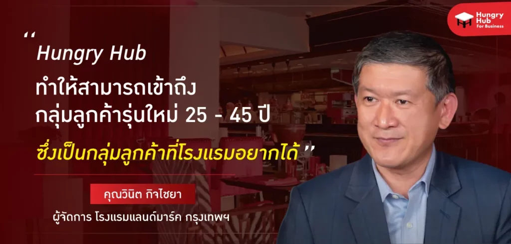 โรงแรมแลนด์มาร์ค กรุงเทพฯ โรงแรมเก่าแก่ ปรับตัว เข้าถึงกลุ่มลูกค้ารุ่นใหม่ ด้วย Hungry Hub โรงแรมแลนด์มาร์ค กรุงเทพฯ เข้าถึงกลุ่มลูกค้ารุ่นใหม่ ด้วย Hungry Hub